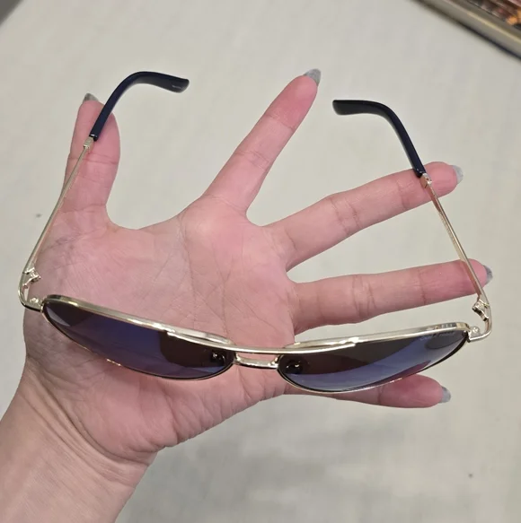 Cole Haan Blue Aviator Sunglasses - Picture 4 of 11